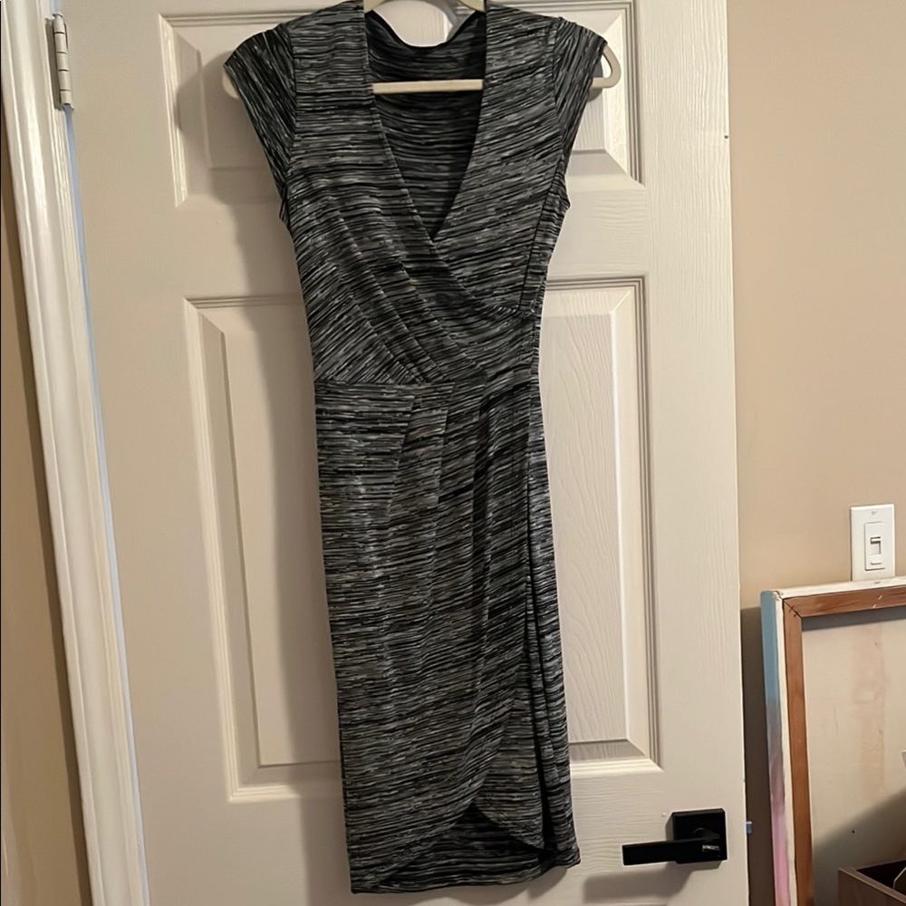 Gray Women's Wrap Dress